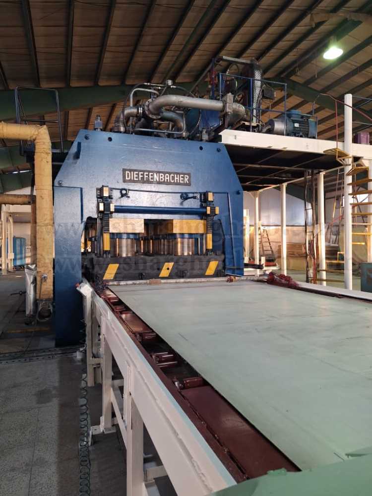 فروش پرس روکش ملامینه سایز بزرگ دیفن باخر آلمان در استان آذربایجان غربی