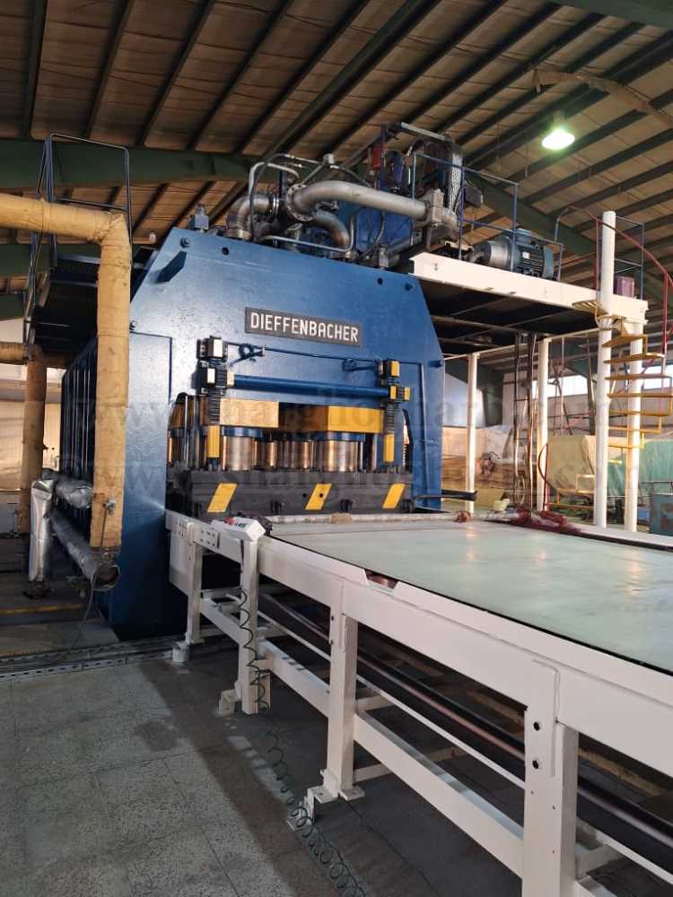 فروش پرس روکش ملامینه سایز بزرگ دیفن باخر آلمان در استان آذربایجان غربی