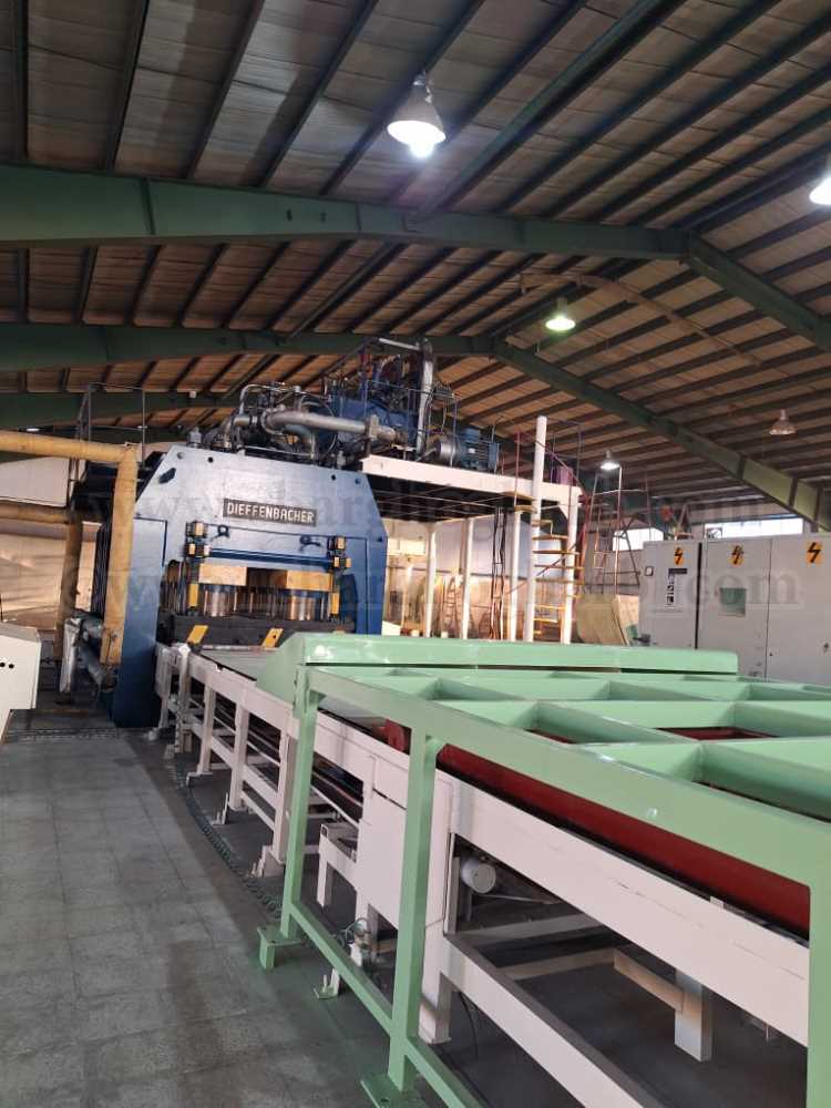 فروش پرس روکش ملامینه سایز بزرگ دیفن باخر آلمان در استان آذربایجان غربی